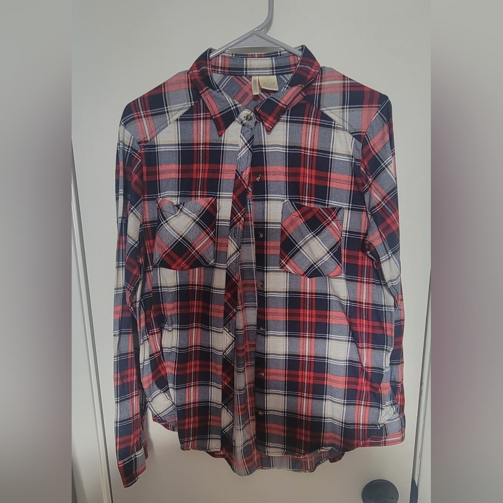 Blue and Red Flannel
